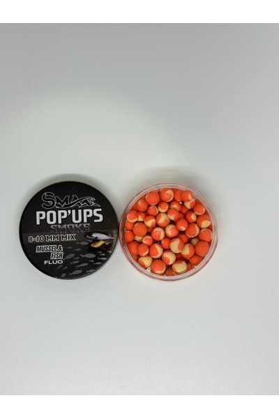 Pop-up Fluo Mix 8-10 mm Mussle&Fish