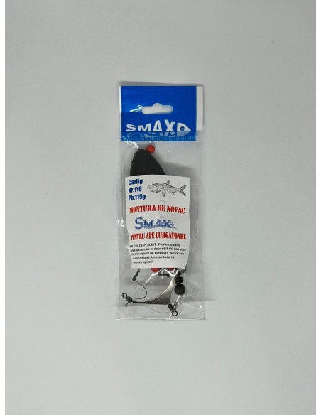 Montură SMAX novac ape curgătoare 2 cârlige Nr.1/0 105g