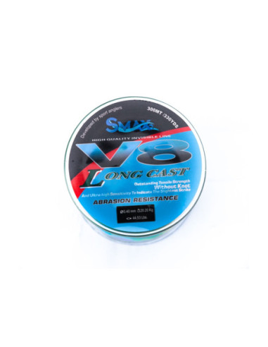 Fir Monofilament Smax V8 Long Cast Green 300m