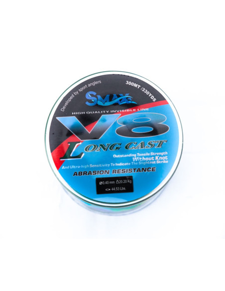 Fir Monofilament Smax V8 Long Cast Green 300m