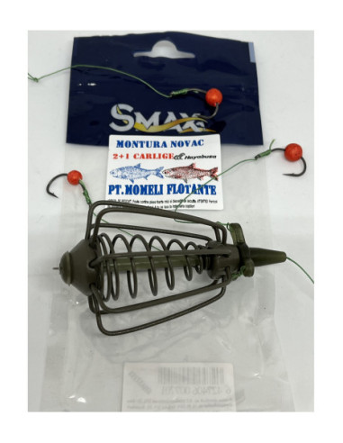 Montură pescuit novac Bomba 50g cu 3 cârlige – Lazy Fish
