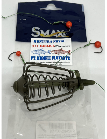 Montură pescuit novac Bomba 50g cu 3 cârlige – Lazy Fish
