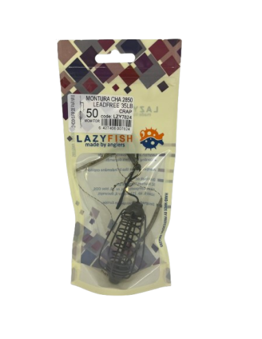 MONTURA CHA2850 MOMITOR 50G / CRAP/ 2HOOKS NR.8  FIR DE PAR/ LEADFREE 35LB