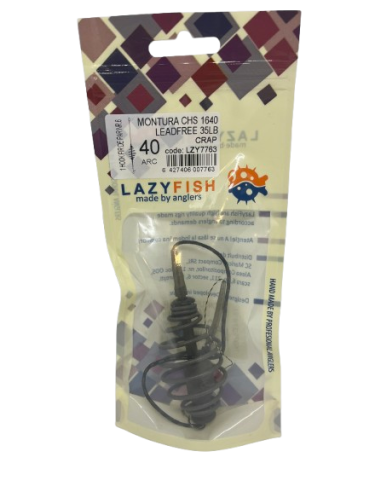 MONTURA CHS1640 ARC 40G / CRAP / 1HOOK FIR DE PAR NR.6 / LEADFREE 35LB