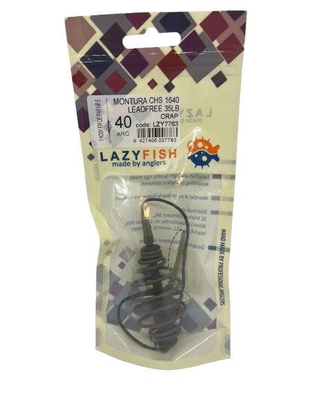 MONTURA CHS1640 ARC 40G / CRAP / 1HOOK FIR DE PAR NR.6 / LEADFREE 35LB