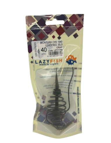 MONTURA CHS1840 ARC 40G / CRAP / 1HOOK FIR DE PAR NR.8 / LEADFREE 35LB