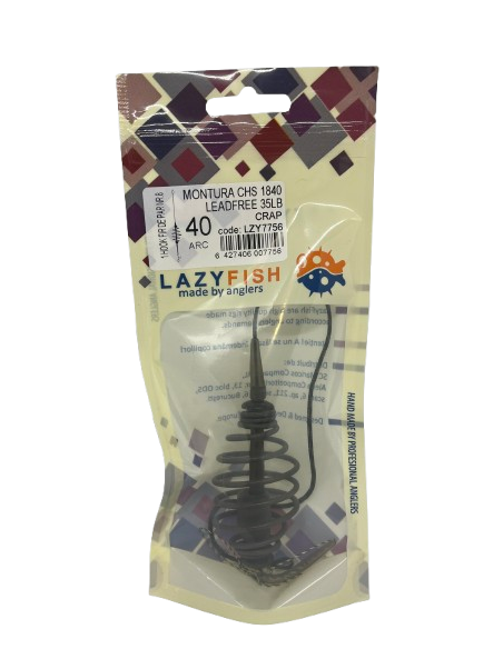 MONTURA CHS1840 ARC 40G / CRAP / 1HOOK FIR DE PAR NR.8 / LEADFREE 35LB