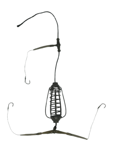 MONTURA CA3850 MOMITOR 50G / CRAP CARAS / 3HOOKS NR.8 / LEADFREE 35LB