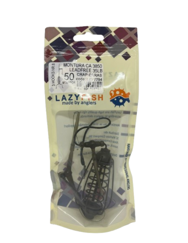 MONTURA CA3850 MOMITOR 50G / CRAP CARAS / 3HOOKS NR.8 / LEADFREE 35LB