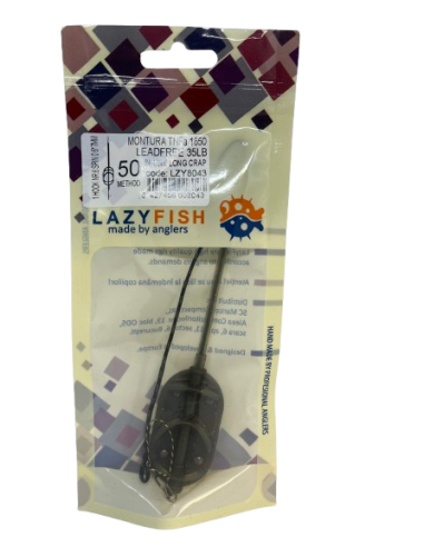 Montură pescuit crap Method in-line long 50g – Lazy Fish TNFA1650