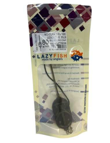 Montură pescuit crap Method in-line long 80g – Lazy Fish TNFA1880