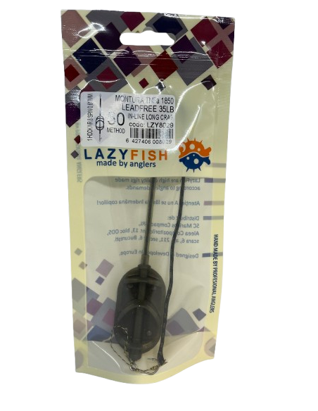Montură pescuit crap Method in-line long 50g – Lazy Fish TNFA1850