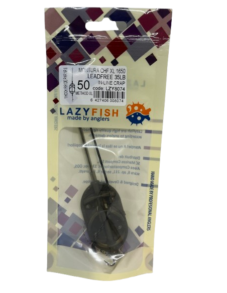 Montură pescuit crap Method XL in-line 50g – Lazy Fish CHFXL1650
