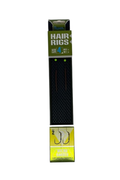 Set Carlige Gata Legate SMAX Hair Rigs cu Mini Rig Box 2